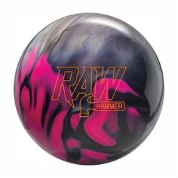 Hammer Raw Hammer PRE-DRILLED Bowling Ball- Purple/Pink/Silver