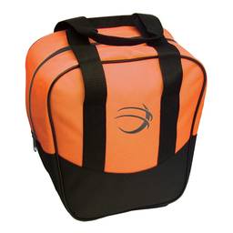 BSI Nova Single Ball Bowling Bag- Orange/Charcoal