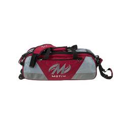Motiv Ballistix Triple Tote Roller Bowling Bag - Red