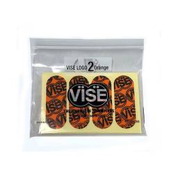 Vise Pre-Cut Vise Logo Tape Patch Tape 1 inch - Orange