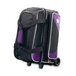 Ebonite Transport Double Roller Bowling Bag - Purple