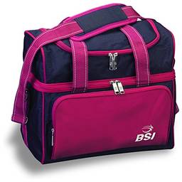 BSI Taxi Single Ball Bowling Bag- Black/Red