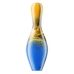 Las Angeles Chargers NFL On Fire Bowling Pin