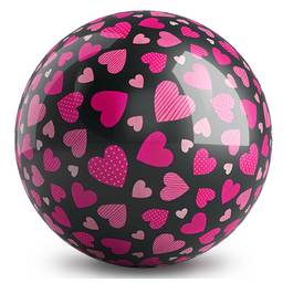 Patterns - Hearts Bowling Ball