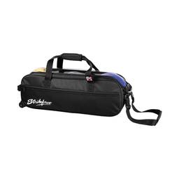 KR Strikeforce Eliminator Slim Triple Bowling Bag Roller - Black