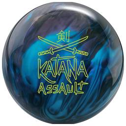 Radical Katana Assault Bowling Ball- Smoke/Black/blue