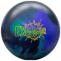 Columbia 300 Explosion Bowling Ball- Black/Purple/Emerald Hybrid