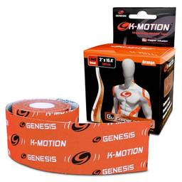Genesis K-Motion Tape with Copper Infuzion- Orange UNCUT Roll