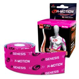 Genesis K-Motion Tape with Copper Infuzion- Pink UNCUT Roll