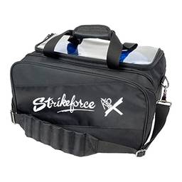 KR Strikeforce Bowling Fast Double Bowling Ball Tote w/shoes - Black