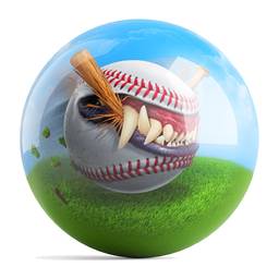 Tom Wood Baseball Monster Bowling Ball