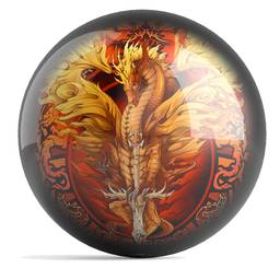 Ruth Thompson Flameblade Dragon Bowling Ball