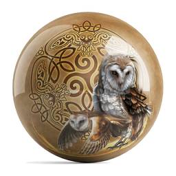 Brigid Ashwood Celtic Owls Totem Bowling Ball