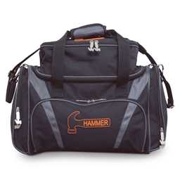 Hammer Premium Double Tote Bowling Bag - Black/Grey