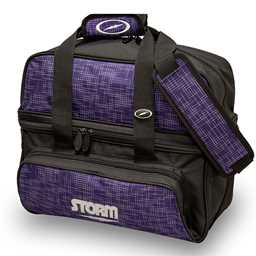 Storm 2 Ball Deluxe Tote - Abstract Purple/Black