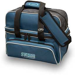 Storm 2 Ball Deluxe Tote - Steel Blue/Black