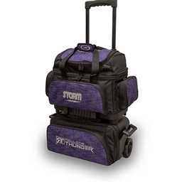 Storm 4 Ball Rolling Thunder Bowling Bag- Abstract Purple/Black