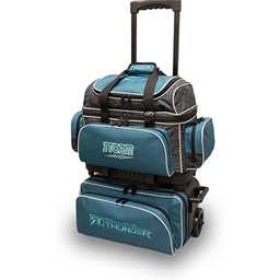 Storm 4 Ball Rolling Thunder Bowling Bag- Steel Blue/Black