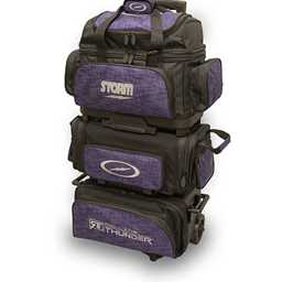 Storm 6 Ball Rolling Thunder Bowling Bag- Abstract Purple/Black