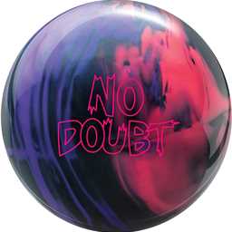 Radical No Doubt Solid Bowling Ball - Black/Red/Purple