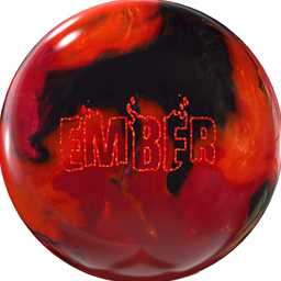 900 Global Professionally Drilled Ember Bowling Ball - Red/Orange/Charcoal(This item includes a free Bowlerstore Rubber Shammy- Colors will vary for the shammy.)