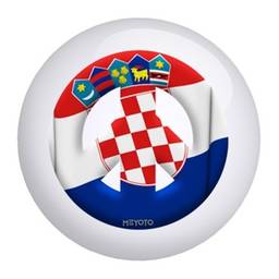 Croatia Meyoto Flag Bowling Ball