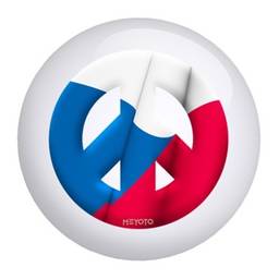 Czech Rebublic Meyoto Flag Bowling Ball