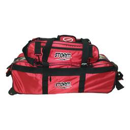 Storm Tournament 3 Ball Deluxe Tote Roller- Red/Black