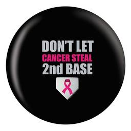Breast Cancer Awareness Bowling Ball- Second Base