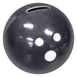 Ceramic Bowling Ball Bank- Black