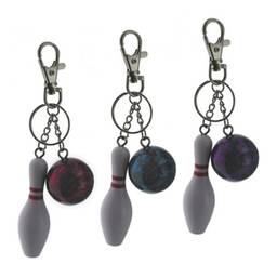 Bowling Ball & Pin Key Chain