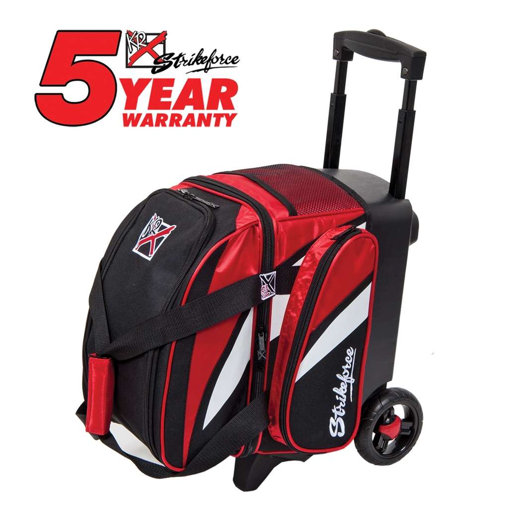 KR Cruiser Single Roller Bowling Bag- Red/Black/White