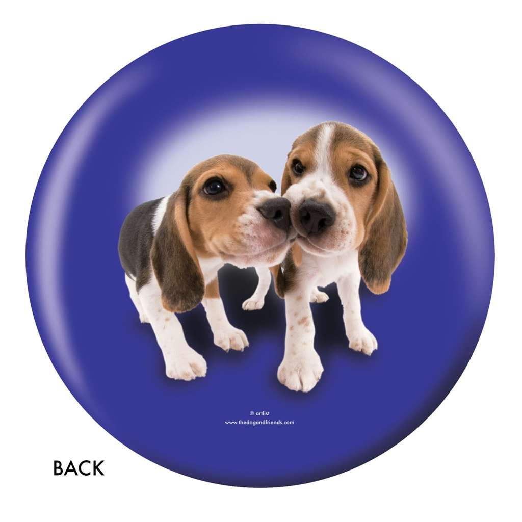 Dog and Friends Bowling Ball- Beagle Design