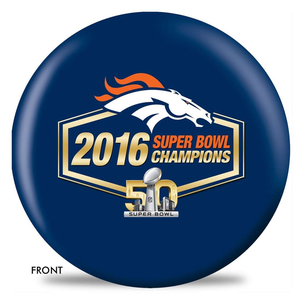 Denver Broncos Super Bowl 50 Champions Bowling Ball