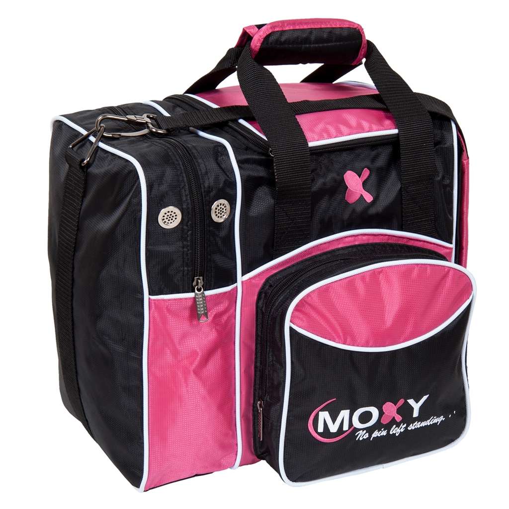 Moxy Deluxe Single Bowling Bag- Black/Pink