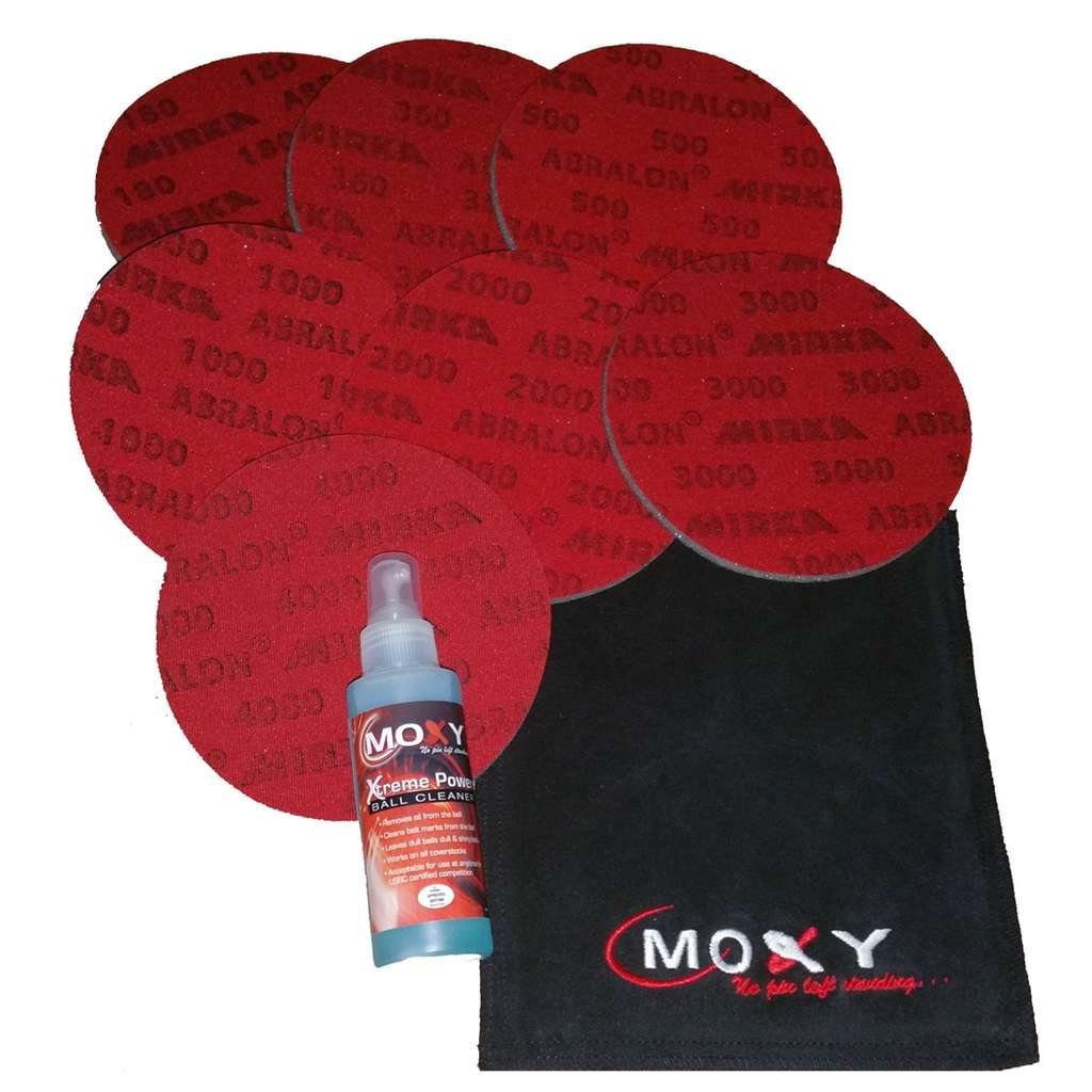 Bowlerstore Abralon Sanding Pads-Moxy Shammy-Moxy Cleaner- Set of all 7 Grits