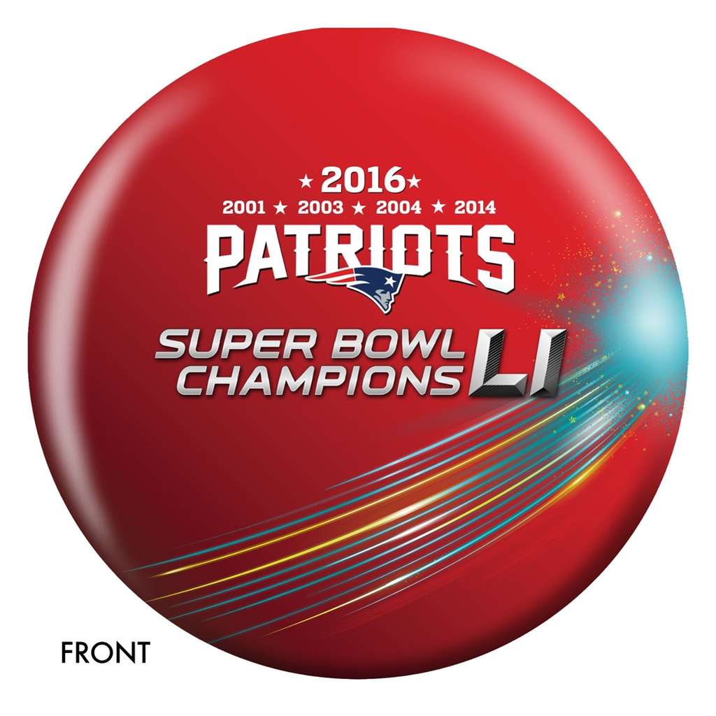 New England Patriots Super Bowl LI Champions Bowling Ball