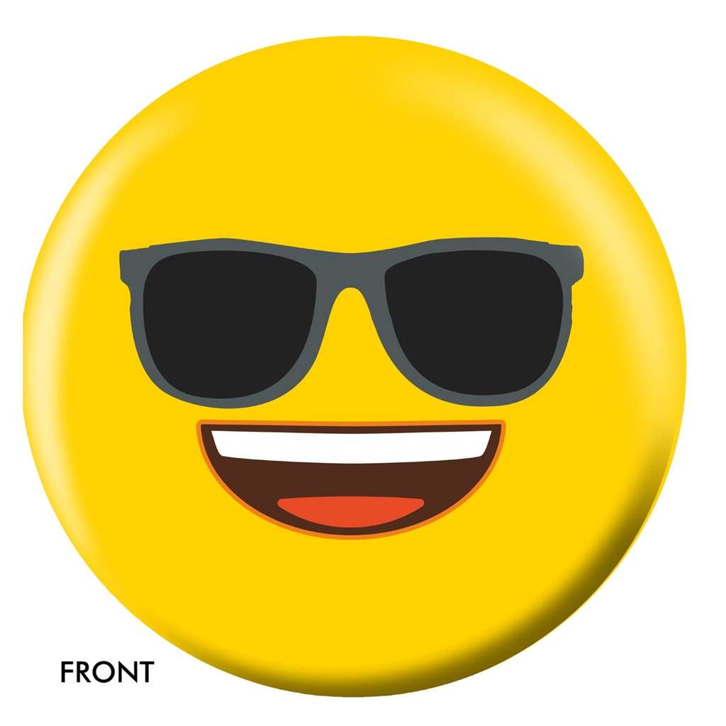 Emoji Yellow Faces Bowling Ball