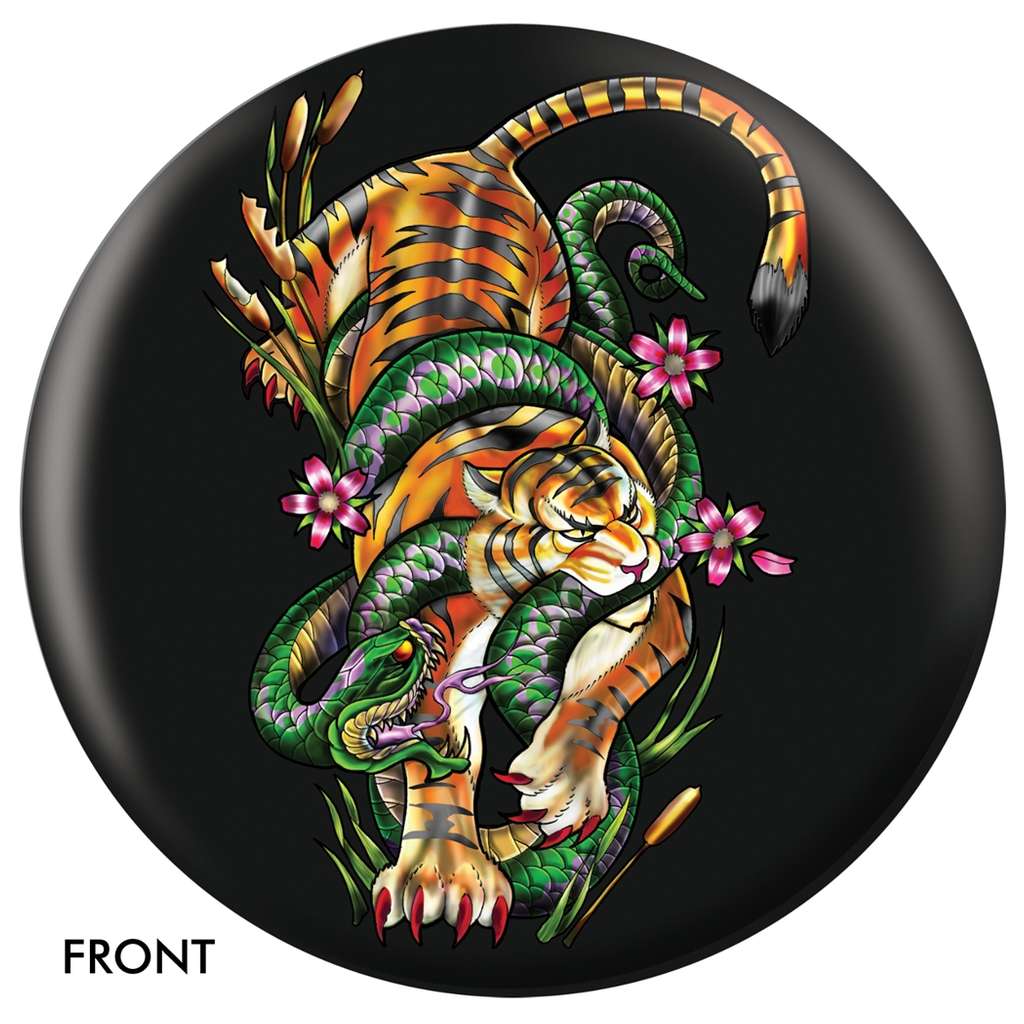 JDANGER Tiger Snake Bowling Ball