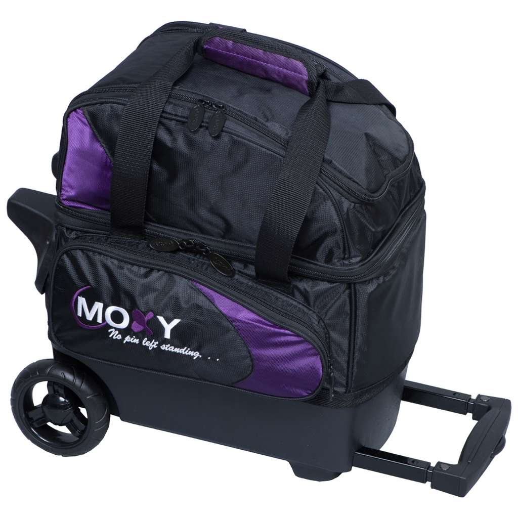 Moxy Single Deluxe Roller Bowling Bag- Purple