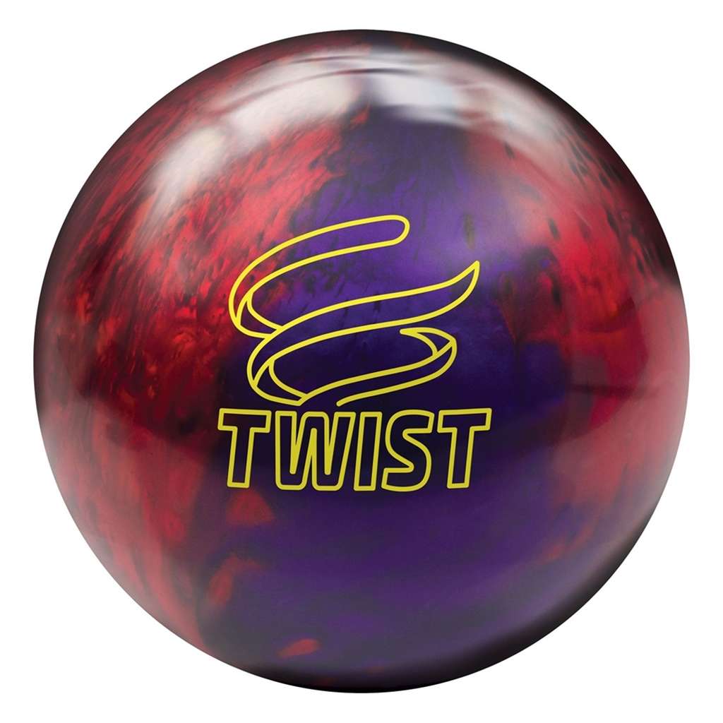 Brunswick Twist Reactive PRE-DRILLED Bowling Ball- Red/Purple