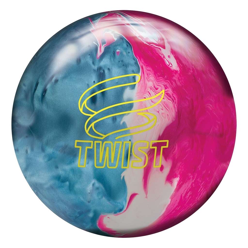 Brunswick Twist Reactive PRE-DRILLED Bowling Ball- Sky Blue/Pink/Snow