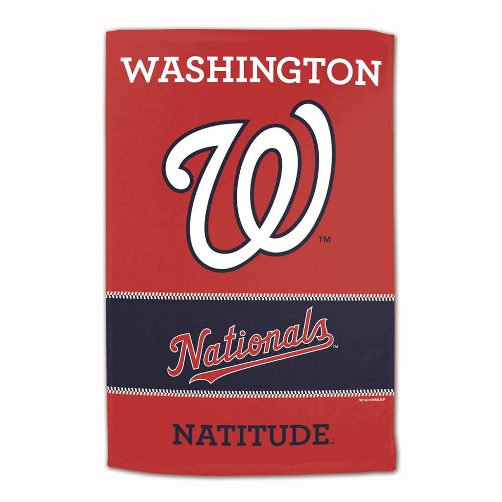 Washington Nationals Sublimated Cotton Towel- 16" x 25"