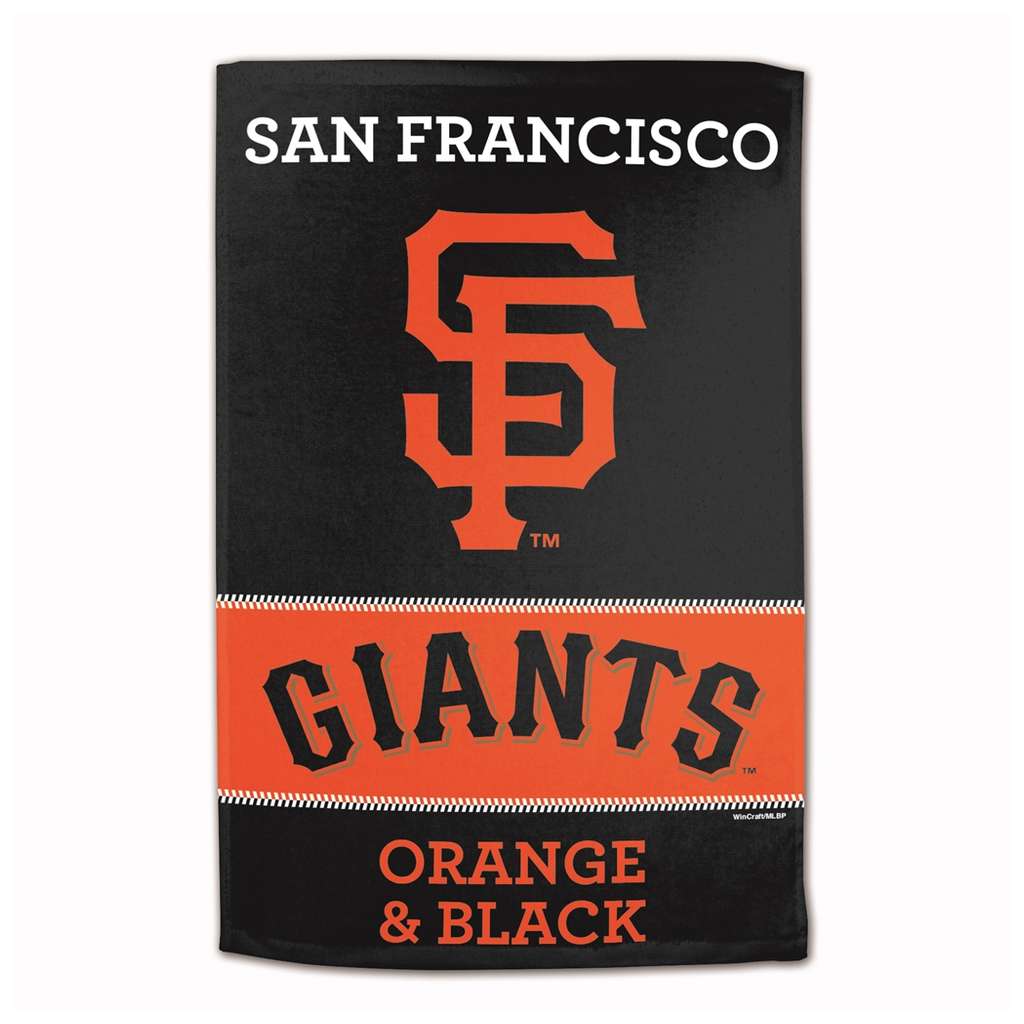 San Francisco Giants Sublimated Cotton Towel- 16" x 25"