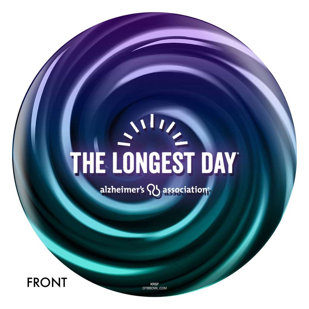 Alzheimer's Association The Longest Day Bowling Ball