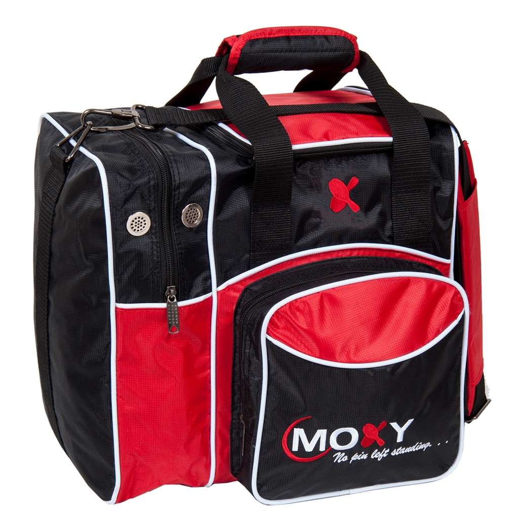 Moxy Candlepin Deluxe Tote Bowling Bag- Purple/Black