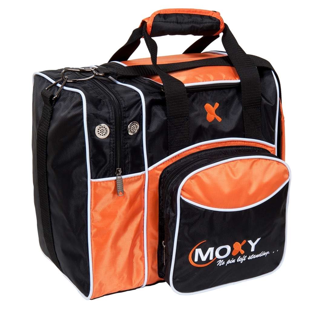 Moxy Duckpin Deluxe Tote Bowling Bag- Orange/Black