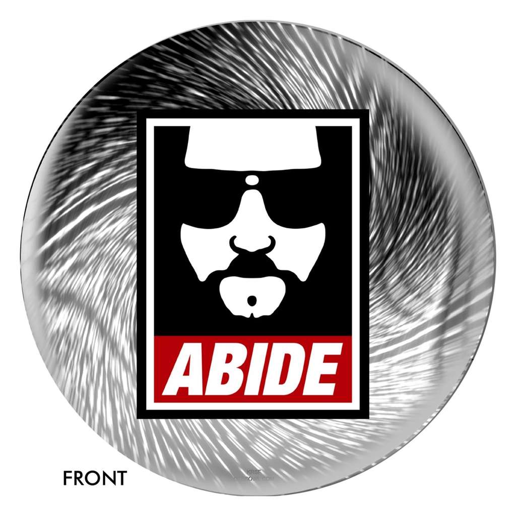 Artist Bill Green - Big Lebowski Abide Bowling Ball