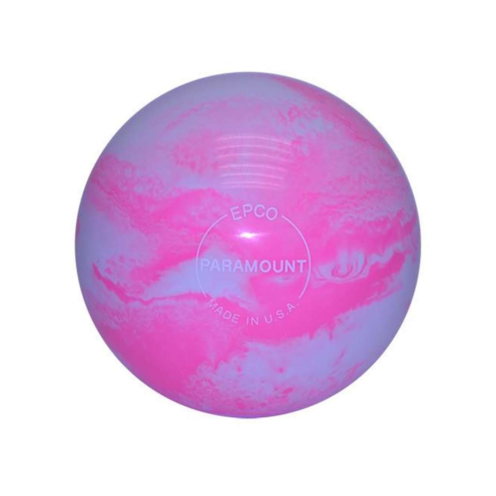 Duckpin Paramount Lightweight Bowling Ball 4 7/8"- Pink/White