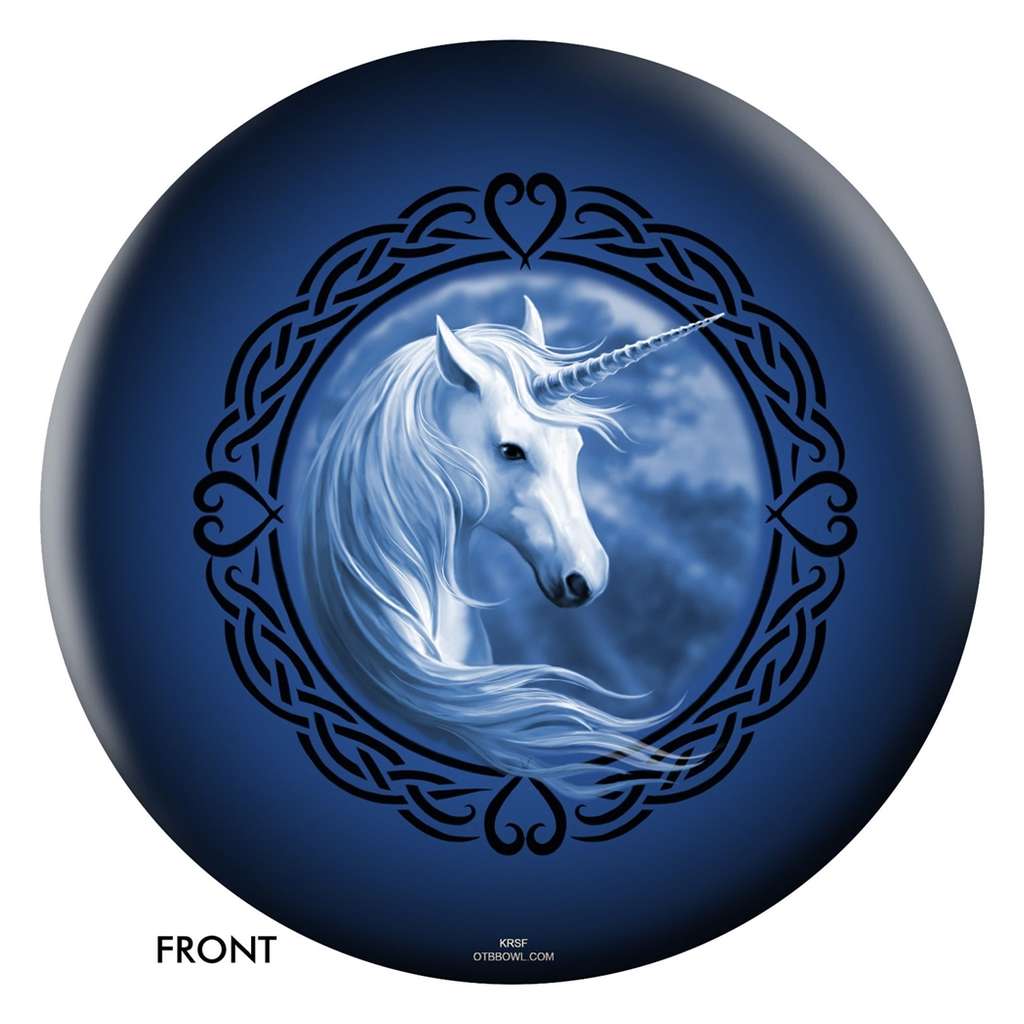 Anne Stokes Unicorn/Blue Moon Bowling Ball